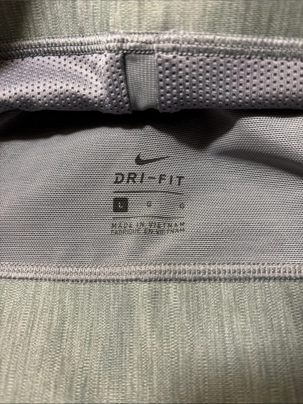 Nike Dri-Fit Indy Olive/Gray Racerback Light Support padded Sports Bra, lg - Picture 5 of 8
